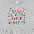 thumbnail image 4 of Inktastic Nana and Poppy Love Me Girls Baby Dress, 4 of 5