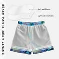 thumbnail image 3 of FORMRS Boys Swim Trunks Quick Dry Mesh Liner Boardshorts Sizes XS-XL, Art Plants, 3 of 7