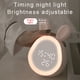 thumbnail image 5 of Wosthever Despertador con luz nocturna Recargable Dormir Mañana Pantalla digital Decoración animal Mesita de noche Electrónica inalámbrica Iluminación y accesorios Blanco Wosthever HA074623-01, 5 of 6