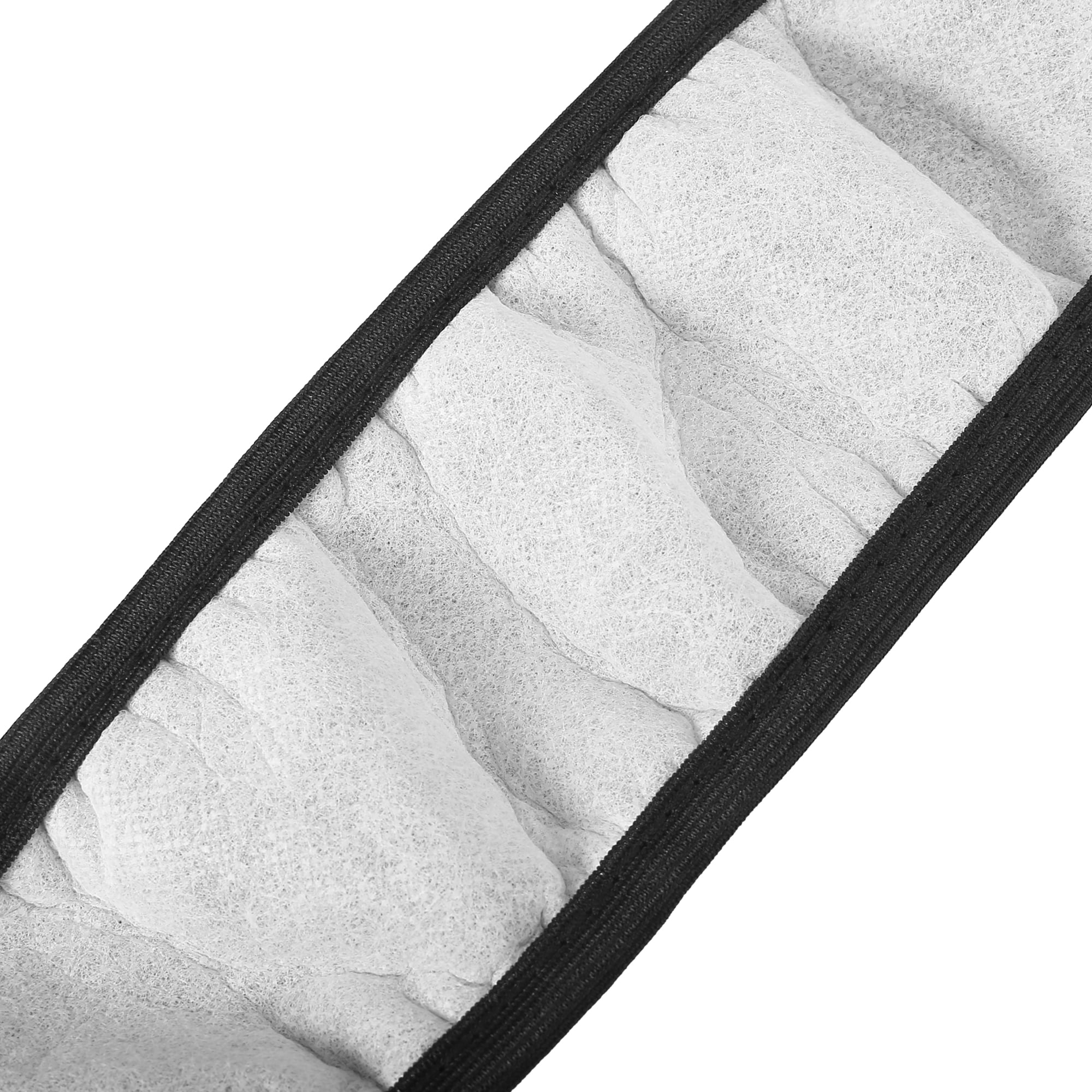 Unique Bargains Car Steering Wheel Cover Mesh Cloth Black