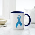 thumbnail image 4 of CafePress - Light Blue Ribbon Mug - 11 oz Ceramic Mug - Novelty Coffee Tea Cup, 4 of 4
