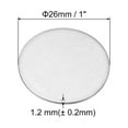 thumbnail image 2 of Unique Bargains 26mm Steel Disc, 60Pcs Round Metal Stamping Blanks Tags Circle Metal Strike Plate DIY for Magnetic Mount Engraving, 2 of 6