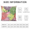 thumbnail image 5 of Pratyus Floral Pattern Print Throw Pillow Cover for Couch, Elegant Style, Short Plush Material, 1PC 18x18in, 5 of 5
