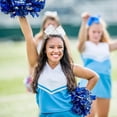 thumbnail image 4 of 2-pack Metalliska Cheerleading Pom Pom Cheerleader Hejarklacs Pompoms Dans Plast Pom Poms För Sportlaganda HejandeA202412062, 4 of 4
