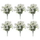 thumbnail image 1 of Paquete de flores de seda de gloria de la mañana artificial | Paquete de 6 realistas para exteriores | Flores falsas resistentes a la intemperie para patio, jardín, patio | Moldeado por inyección, 1 of 5