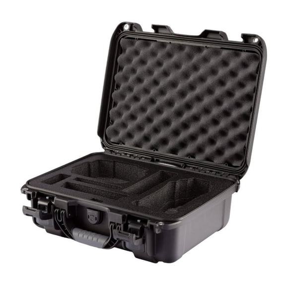 NANUK 920 Waterproof Protective Hard Case for DJI Air 3S Fly More Combo with Closed-Cell Pre-Cut Foam and PowerClaw Superior Latches (Black, 16 L)