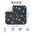 thumbnail image 4 of Pioneer Flower Floral Print Pattern Kitchen Dish Drying Mat 1 Pack, Ultra Absorbent Microfiber Drainer Mat, 16"x18", 4 of 6