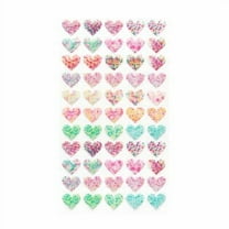 12 Packs: 55 ct. (660 total) Confetti Heart Stickers by Recollections