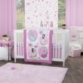 thumbnail image 5 of Sábana para cuna NoJo Disney Princess Dare to Dream rosa y blanco, 5 of 5