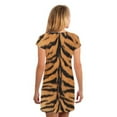 thumbnail image 2 of Halloween Costume Tiger All Over Juniors Beach Cover-Up Costume Dress with Tiger Ears Headband, 2 of 4