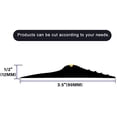 thumbnail image 2 of 10Ft/3M Universal Garage Door Rubber Threshold Strip, Weatherproof Seal Strip DIY Weather Stripping Replacement, Not Include Adhesive/Sealant (Black), 2 of 7