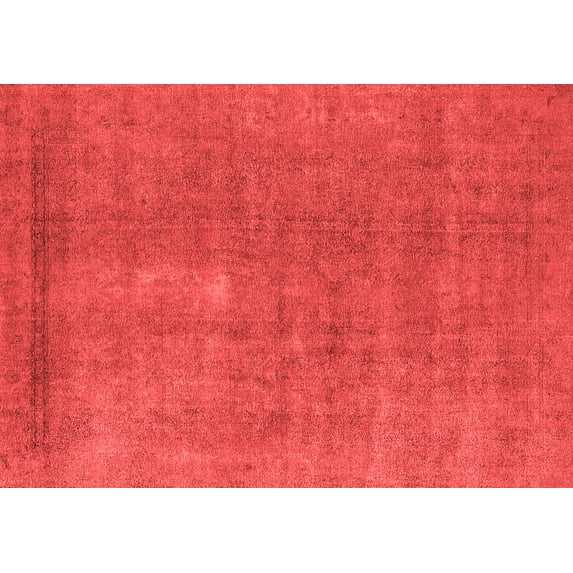 Ahgly Company Indoor Rectangle Oriental Red Industrial Area Rugs, 7' x 9'