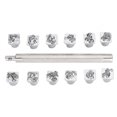 thumbnail image 3 of 12 Pcs Outil de Estampage Motif Zodiaque Chinois Bricolage Cuir Sculpture Tampon 1 Pce Manche, 3 of 14
