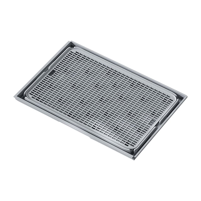 GROWTH TANK Cat Litter Mat Kitty Litter Litter Catcher Mat Litter Boxes Mat Non Slip Light Gray