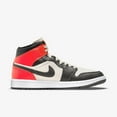 thumbnail image 2 of (Women's) Air Jordan 1 Mid SE 'Newsprint' (2021) DQ6078-100, 2 of 8