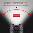 thumbnail image 4 of QJUHUNG Rechargeable Bicycle Light Headlight  Cycling Night Riding Light  Aluminum Alloy Mountain Bike Riding Gear With 3 Light Modes  Suitable For Outdoor Riding Bicycle, 4 of 4