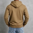thumbnail image 6 of cllios Half Zip Hoodies for Men with Zippered Front Pocket Drawstring Long Sleeve Casual Hooded Pullover Sweatshirts, 6 of 9