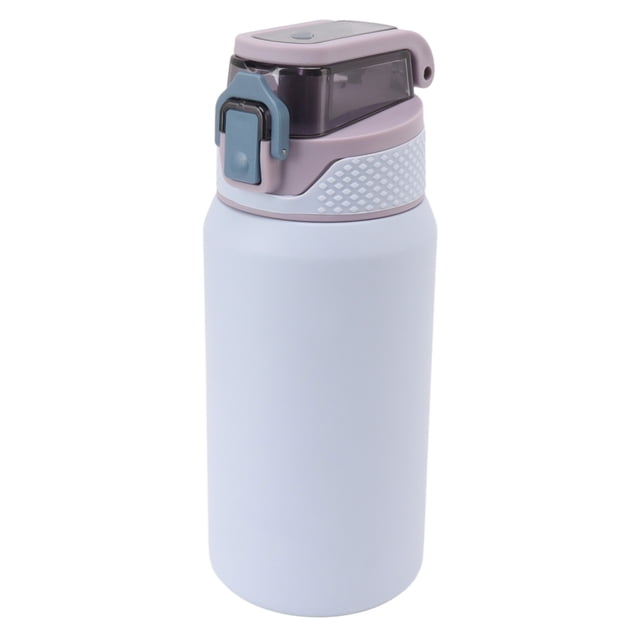 Thermal Insulation Cup, Oxidation Easy Operation 500ML Vacuum Cup Silicone Sealing Press Type Cover for Indoor Outdoor
