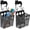Black-2 Pack, variant on Magnetic Pen Holder, Mesh Metal Strong Magnet Dry Erase Marker Holder Pencil Organizer Small Items Basket for Refrigerator, Whiteboard, Locker Accessories-Black