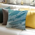 thumbnail image 3 of BANET Throw Pillow Cushion Cover, Round Pattern of Petals Nature Theme , Decorative Square Accent Pillow Case 22x22in, 3 of 5
