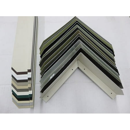Bent (Inside Corner) Ornamental Gutter Valley Splash Guards - 12 ct GRECIAN GREEN