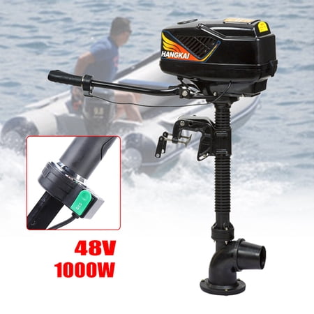 HOHOBLA 4HP 48V 1000W Electric Brushless Trolling Outboard Motor Fishing Boat Engine,JET PUMP Electric Outboard Motor Fishing Boat Engine Brushless Motor 48V 1000W