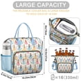 thumbnail image 5 of White Princess & Leaf Pattern Womens Lunch Box for Work,Insulated Large Lunch Bag for Tween and Teen,Loncheras Para Mujer,Leakproof Adult Lunch Bag for Work,Beach,Travel,Picnic,Camping, 5 of 7