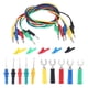 thumbnail image 1 of Riwesomey 5 cables de prueba de conector banana 15 A 1000 V 100 cm de doble extremo con 5 pinzas de cocodrilo y 5 conectores en forma de U y 15 sondas de Herramientas y ferretería Riwesomey TO002306-00, 1 of 1