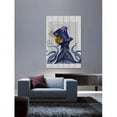 thumbnail image 3 of Marmont Hill "Octopus Nautical Hat" Painting Print on White Wood, 3 of 7