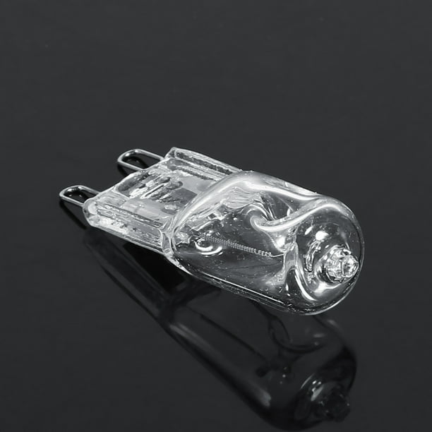 10 Unidades de Bombilla de Luz Halógena de Base G9 120V 40W, Reemplazo de Iluminación para Hogar, Cálido y Brillante