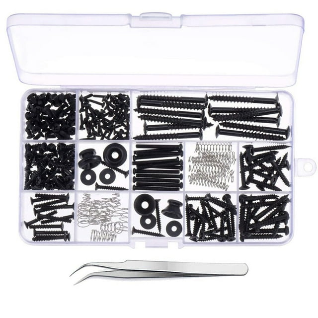 Screw Kit Tool With Springs For Electric Guitar Bridge Pickup Pick Guard Tuner Switch Neck Plate