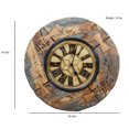 thumbnail image 3 of Wooden Wall Clock made from Reclaimed Wood, 3 of 3