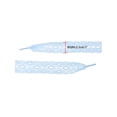 thumbnail image 4 of INSPIRE CHIC Women's Hollow Flower Shoestrings 2.5cm Width Flat Embroidered Laces Shoelace 2 Pairs Light Blue 90cm/35.43", 4 of 6