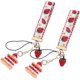 thumbnail image 4 of Phone Hanging Chain Accessory Mobile Phone Anti-Lost Resin Decor Elegant and Fashionable Multi 15.00X2.00X1.00CM Diy 2Pcs, 4 of 5