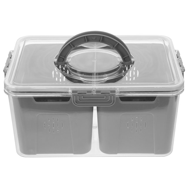 Refrigerator Draining Box Saver Food Container Divided Fruit Saver Box Home Supply