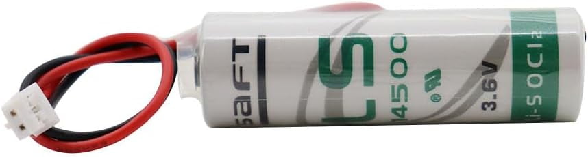 5PCS LS14500 Battery with White Plug for SAFT LS 14500 3.6V AA Battery Applied for Special Testing Electronic Equipment, 2600mah