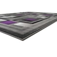 thumbnail image 6 of HR-Rugs Silver/Black and Gray Abstract Geometric Modern Squares Pattern Area Rug 7'8" x 10'2", 6 of 7