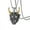 Gold, variant on Mens Japanese Horned Devil Hannya Oni Noh Pendant Punk Biker Necklace Chain 24"-Gold