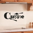 thumbnail image 4 of Kitchen Wall Sticker Removable Waterproof Cuisine Letter Wall Decal Wall Art, 4 of 7