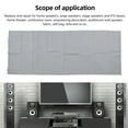 thumbnail image 3 of Double Layer Thickened Speaker Grill Cloth, Scratch Proof Speaker Grill Fabric, Easy to Customize, Ensure Sound Quality, Suitable for Speaker Repair and Home Theater Panels, 3 of 7