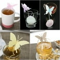 thumbnail image 4 of Silicone Butterfly Shaped Tea Infuser Strainer Tea Filter Gift for Tea Lover, 4 of 7