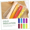 thumbnail image 4 of Tutuviw 8 Color Ice Pop Sleeves Popsicle Holders Bags Freeze Pop Holders Colorful Ice Sleeves Holder Bag Ice Pop Sleeves Antifreezing Sleeves Portable Wrapping Paper Child, 4 of 7