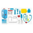 thumbnail image 4 of Fridja 17PCS Medical Kit Doctor Nurse Dentist Pretend Roles Play Toy Set Kids Game Gift, 4 of 9