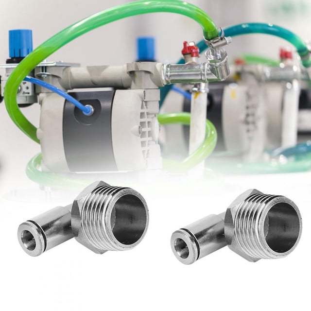 Conector rápido neumático Jadeshay 2 piezas Codo de cobre