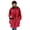 Red, variant on Women's Sherpa Trim Polar Fleece Wrap with Matching Gloves and Hat