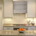 thumbnail image 2 of Akicon 30" Stainless Steel Range Hood, 3 Stacks Modern Box Ducted Kitchen Hood with Powerful Vent Motor, Wall Mount, 30"W*30"H*14"D, Brushed Stainless, 2 of 7