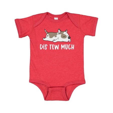 

Inktastic Napping Dis Tew Much Pit Bull Spots Gift Baby Boy or Baby Girl Bodysuit