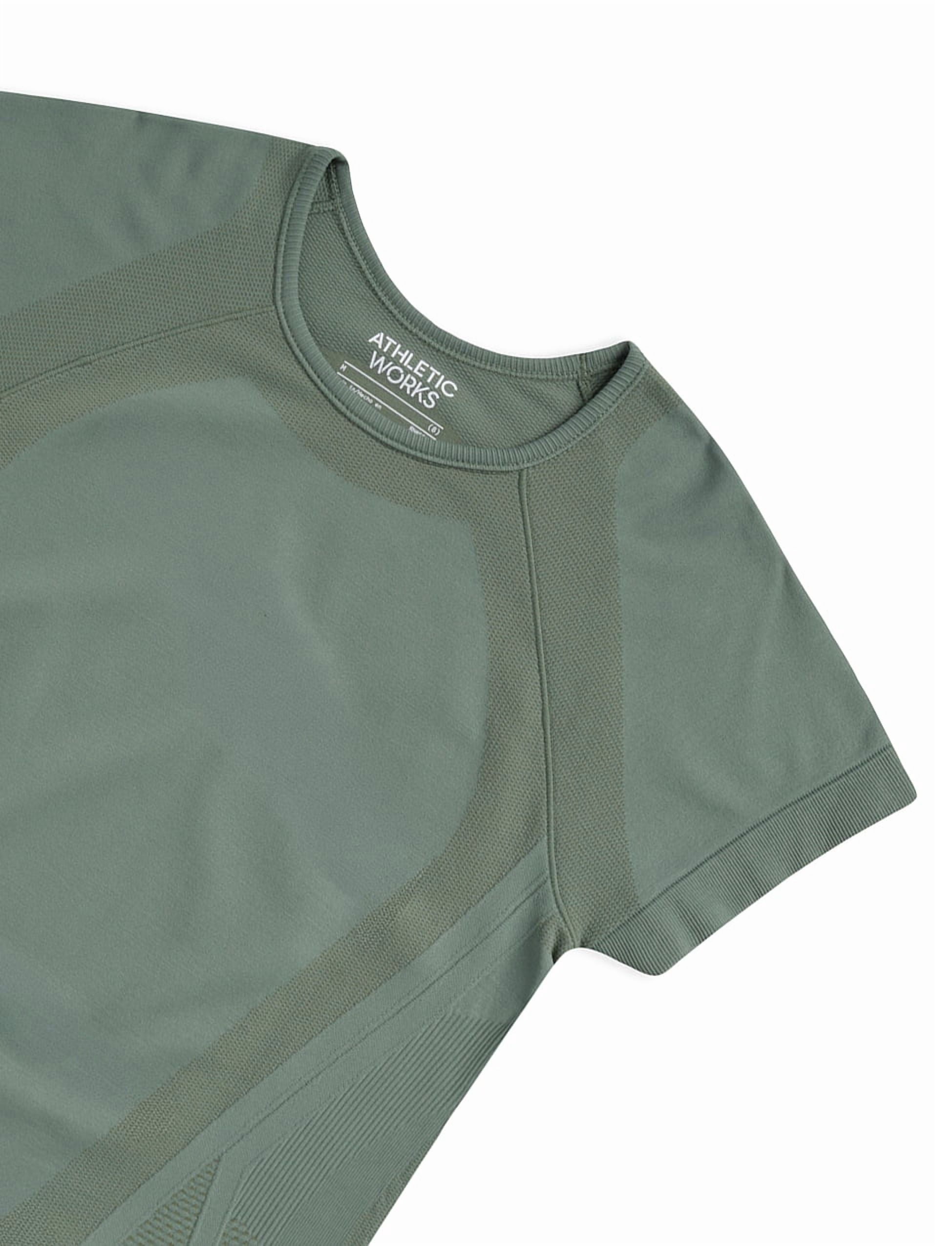 Athletic Works Girl's Active Short Sleeve Seamless Tee, Sizes 4-18