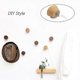 thumbnail image 4 of Pack Of 5 Wall Hooks, Natural Wood Coat Hooks Wall Mounted -rustic Wall Coat Rack Hat Hooks Robe Hook, 4 of 5
