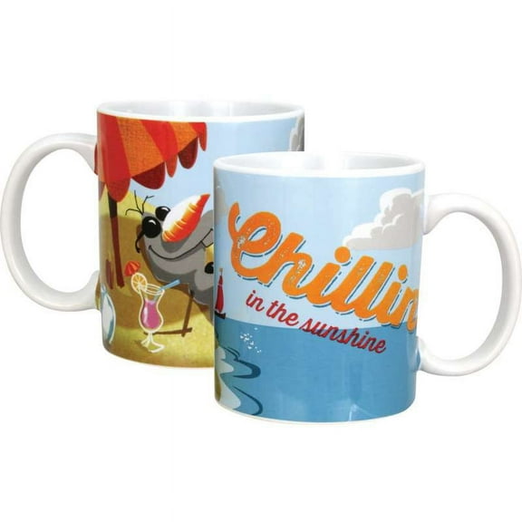 Disney 11oz Coffee Mug Frozen Chillin Olaf, White